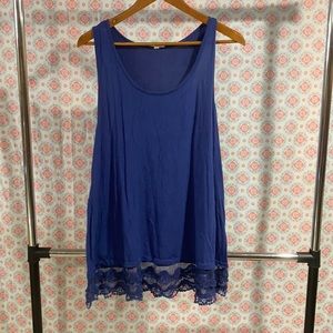 Pink blush 2x maternity tank